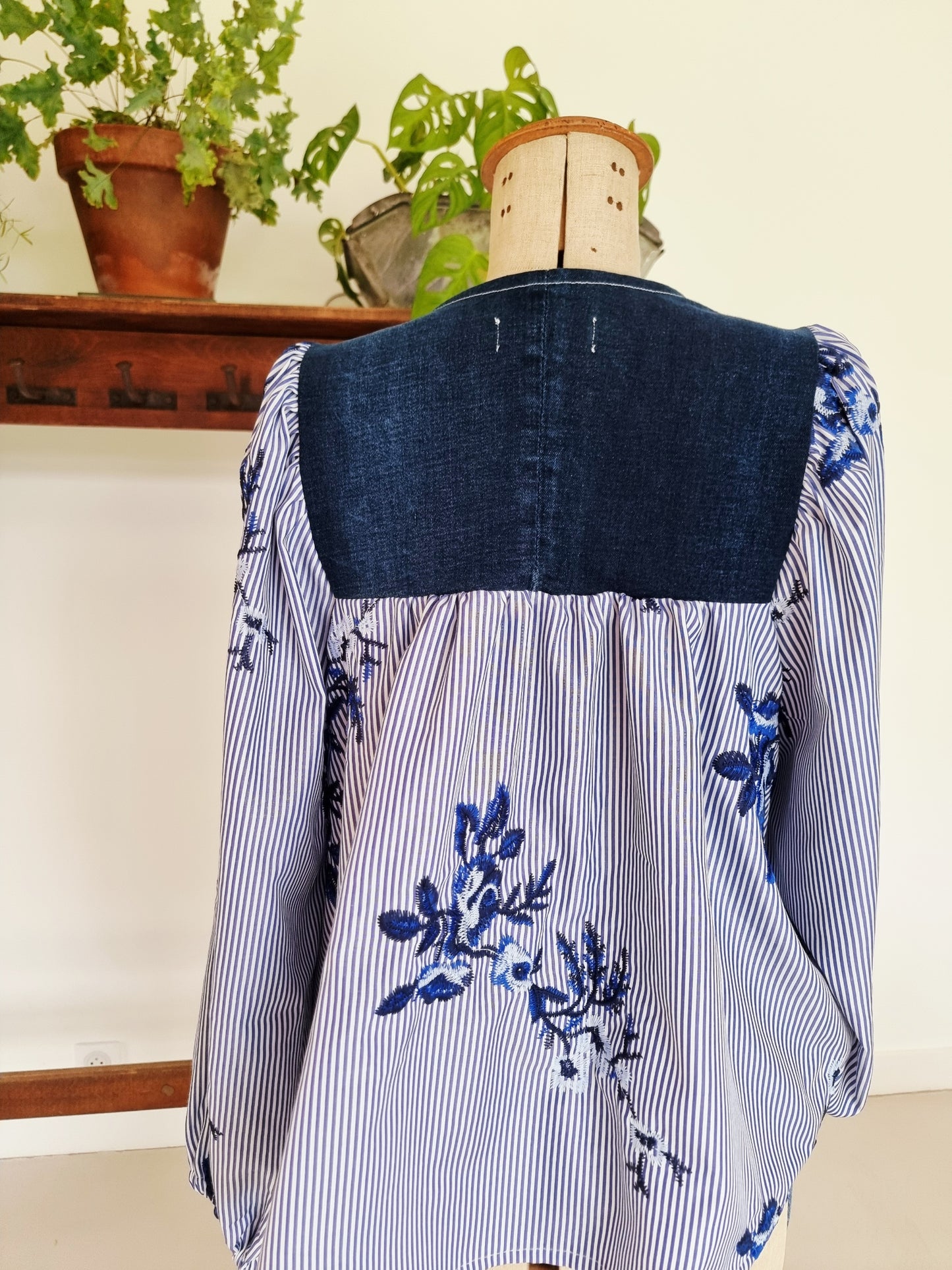 Tunique Rozenn rayée bleue