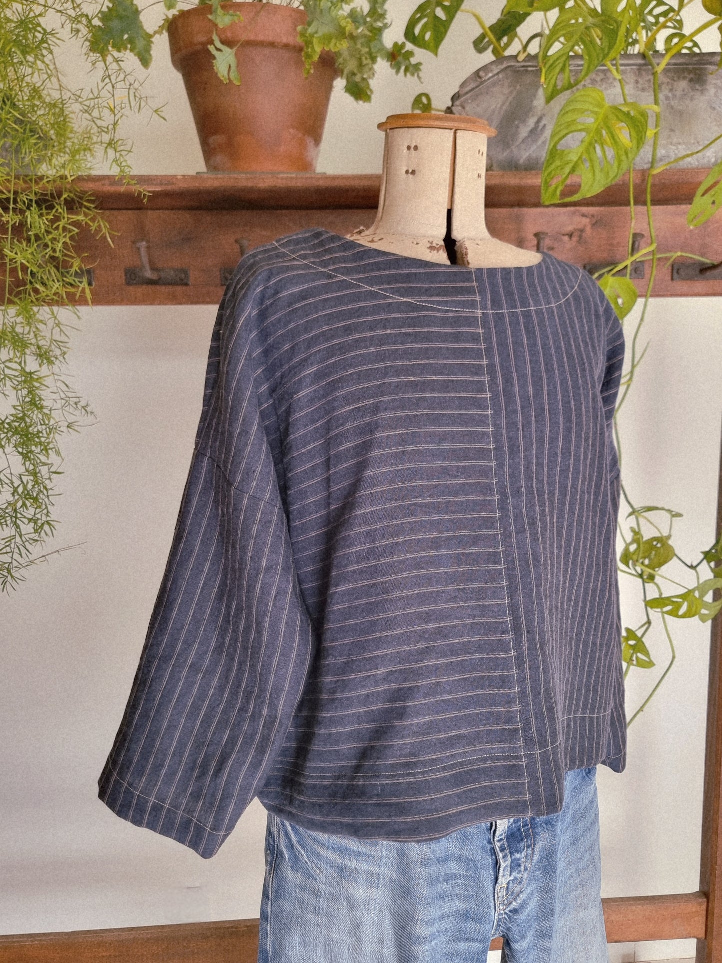 Tunique minimaliste marine