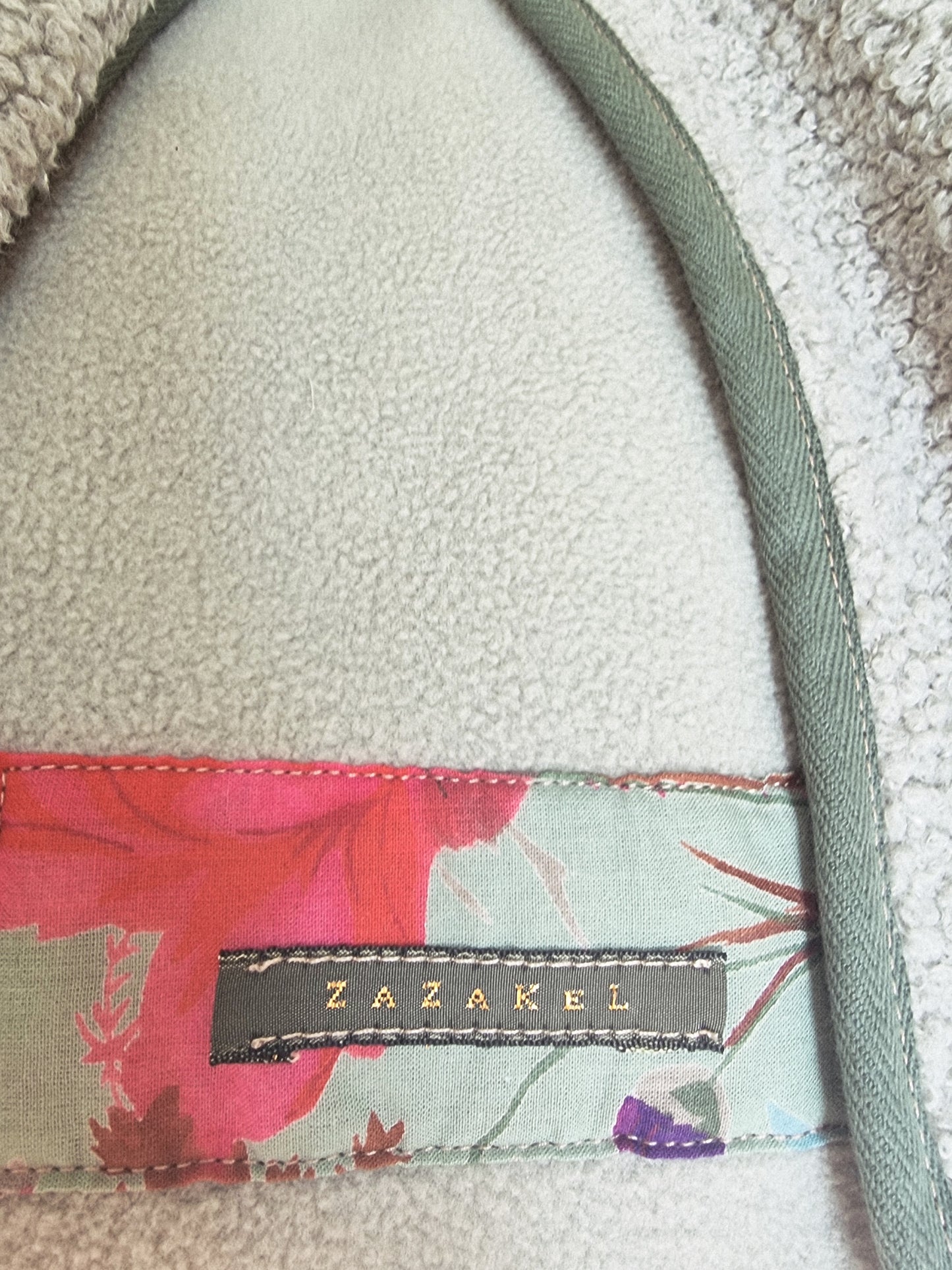 Gilet mouton vert sauge