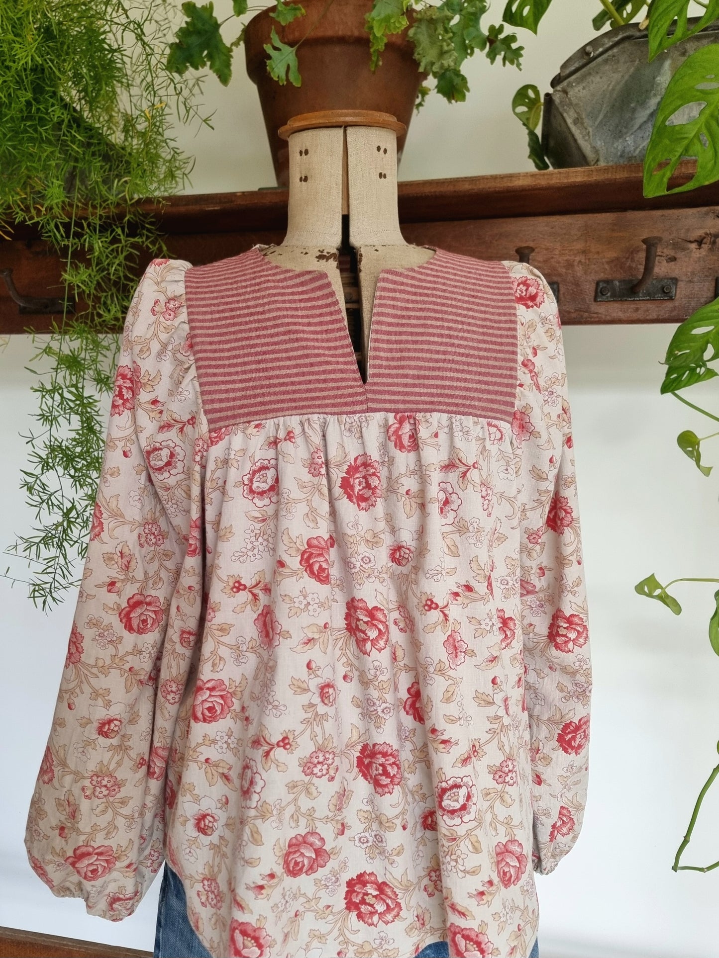 Tunique Rozenn rouge