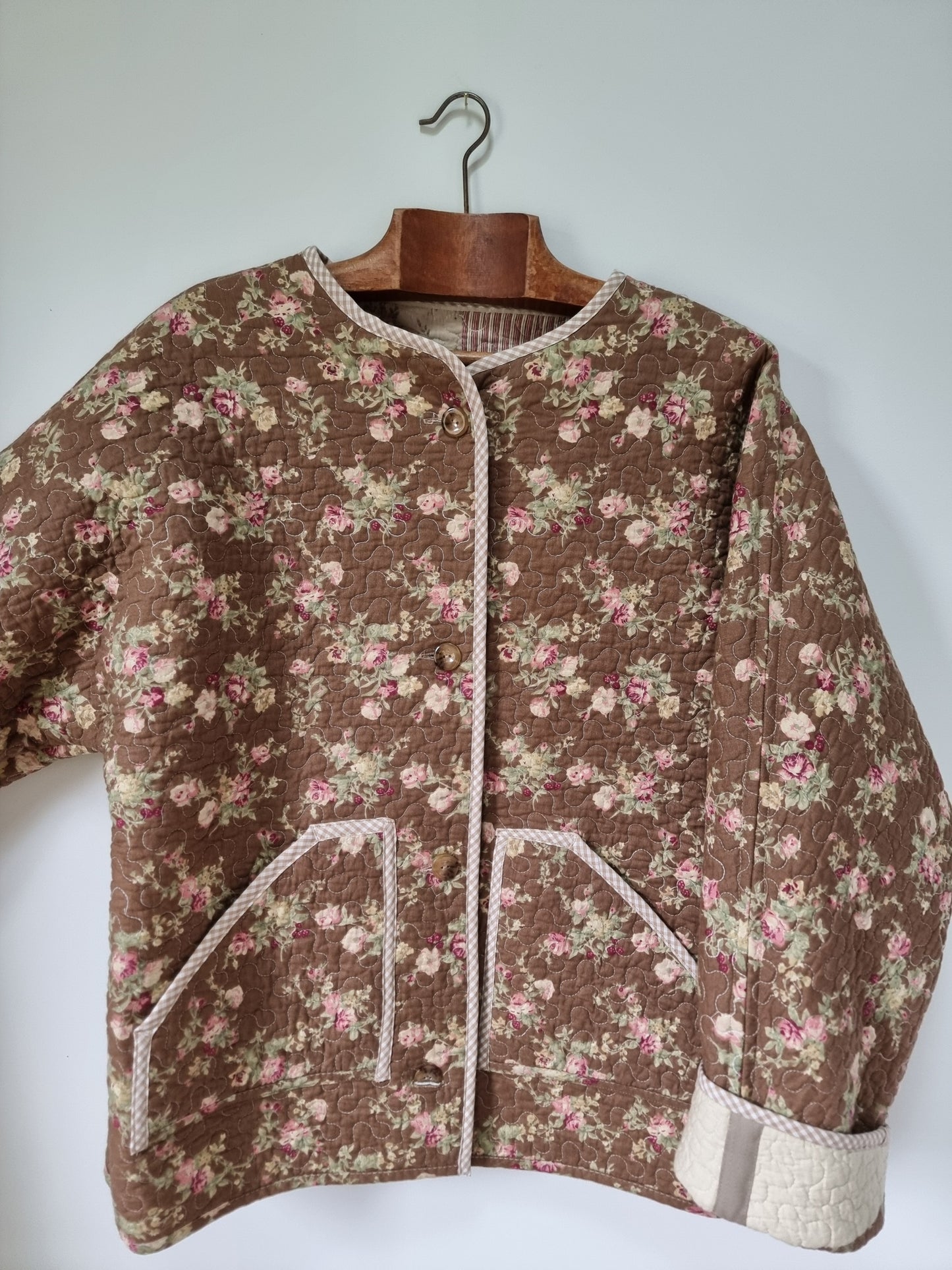 Veste matelassée chocolat