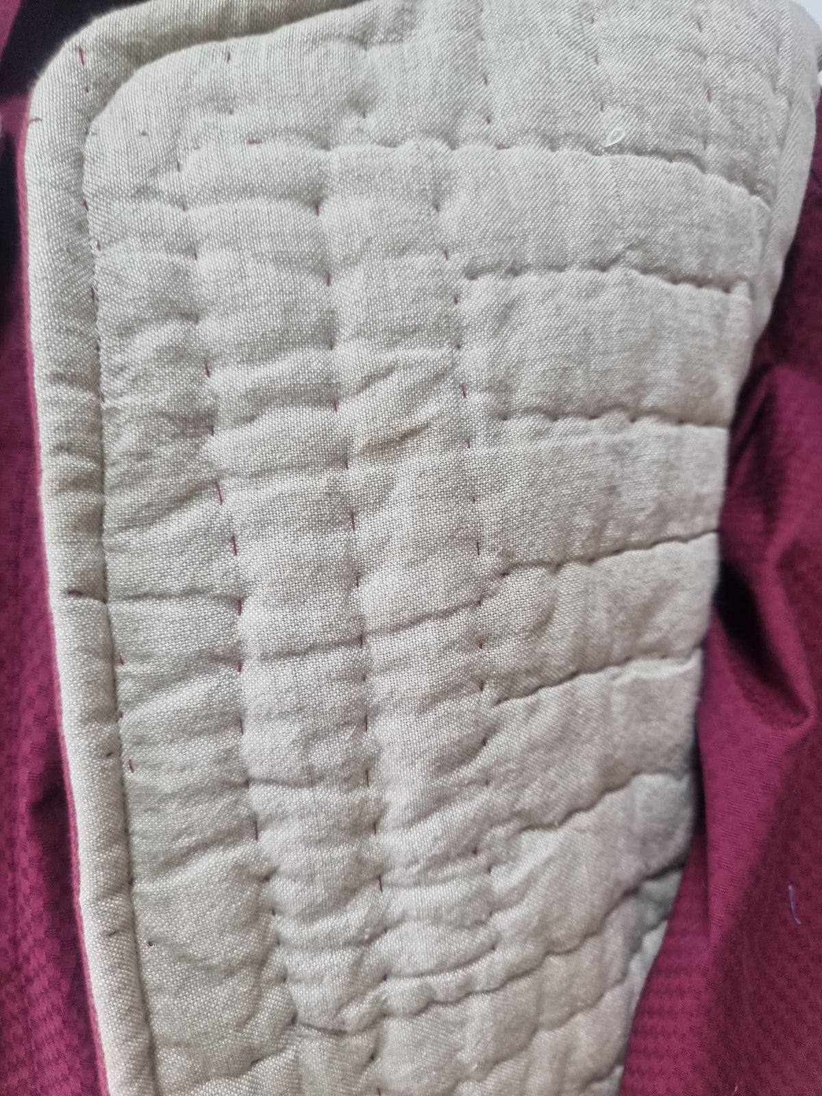Gilet matelassé réversible bordeaux