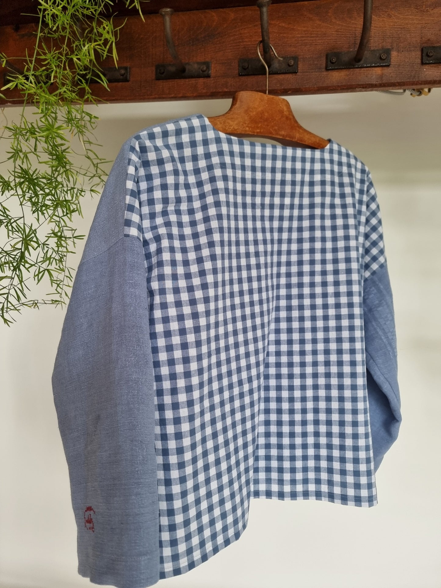 Tunique minimaliste bleue