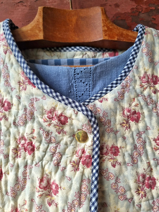 Gilet matelassé bleu