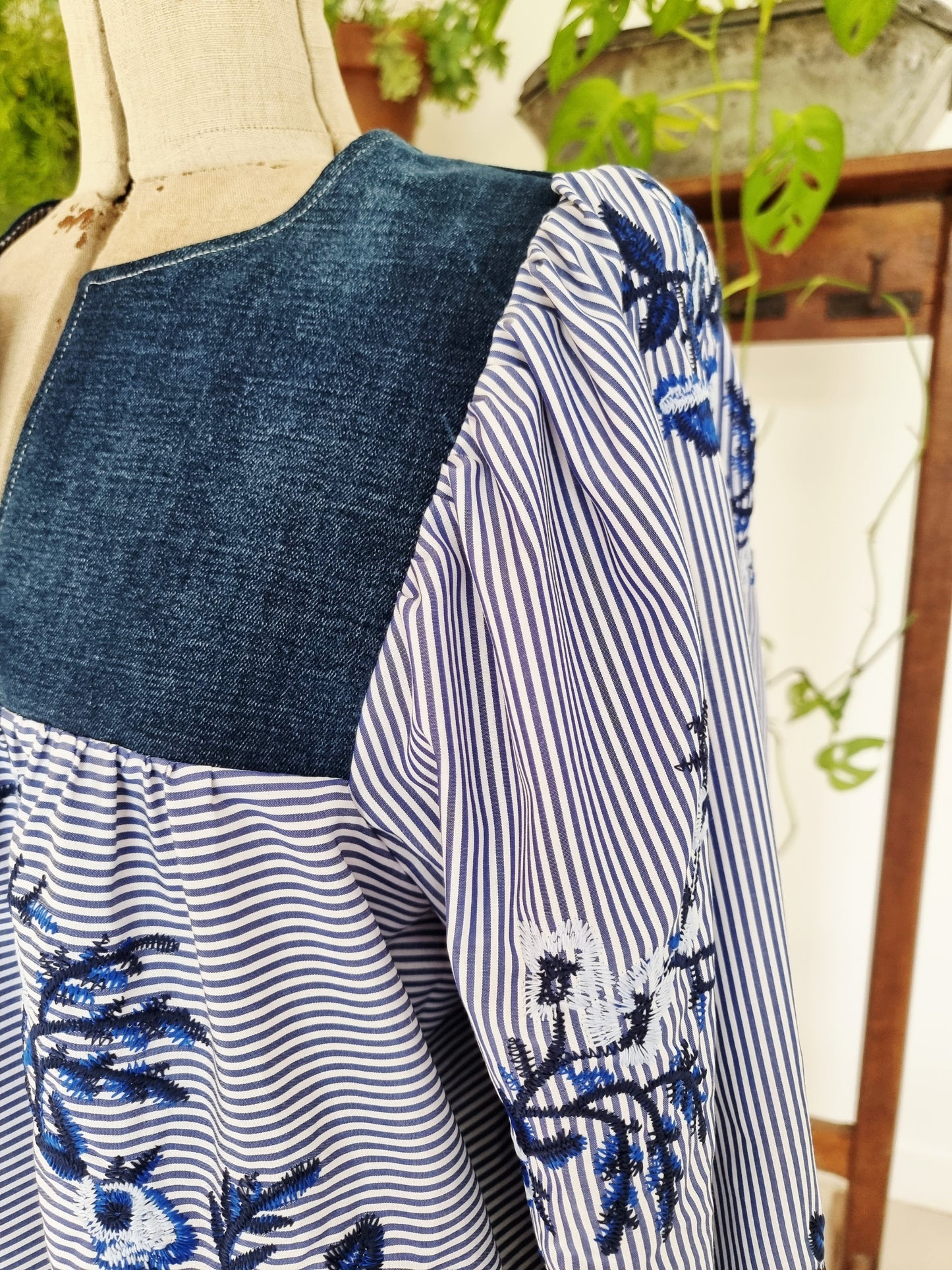Tunique Rozenn rayée bleue