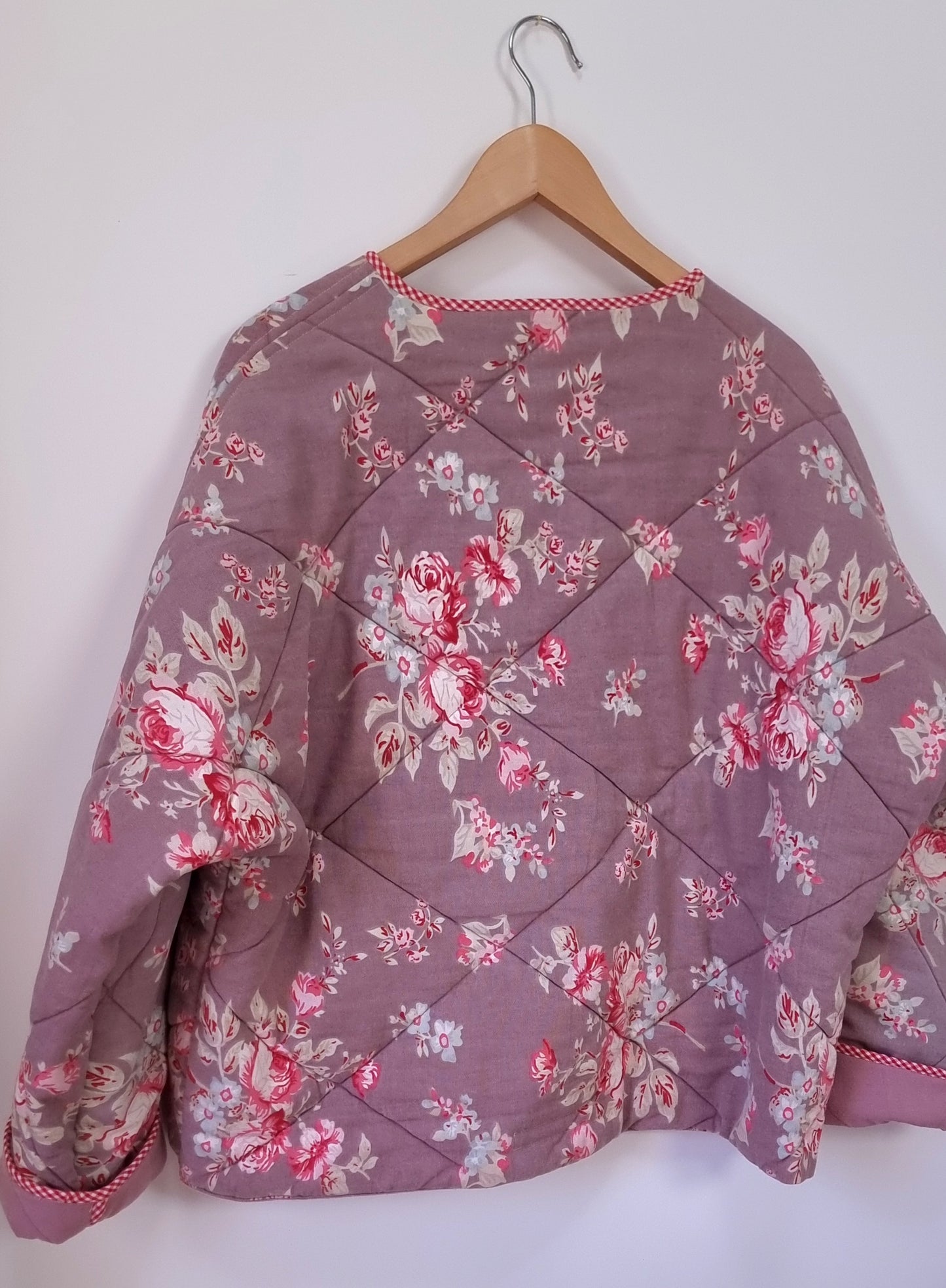 Veste matelassée mauve