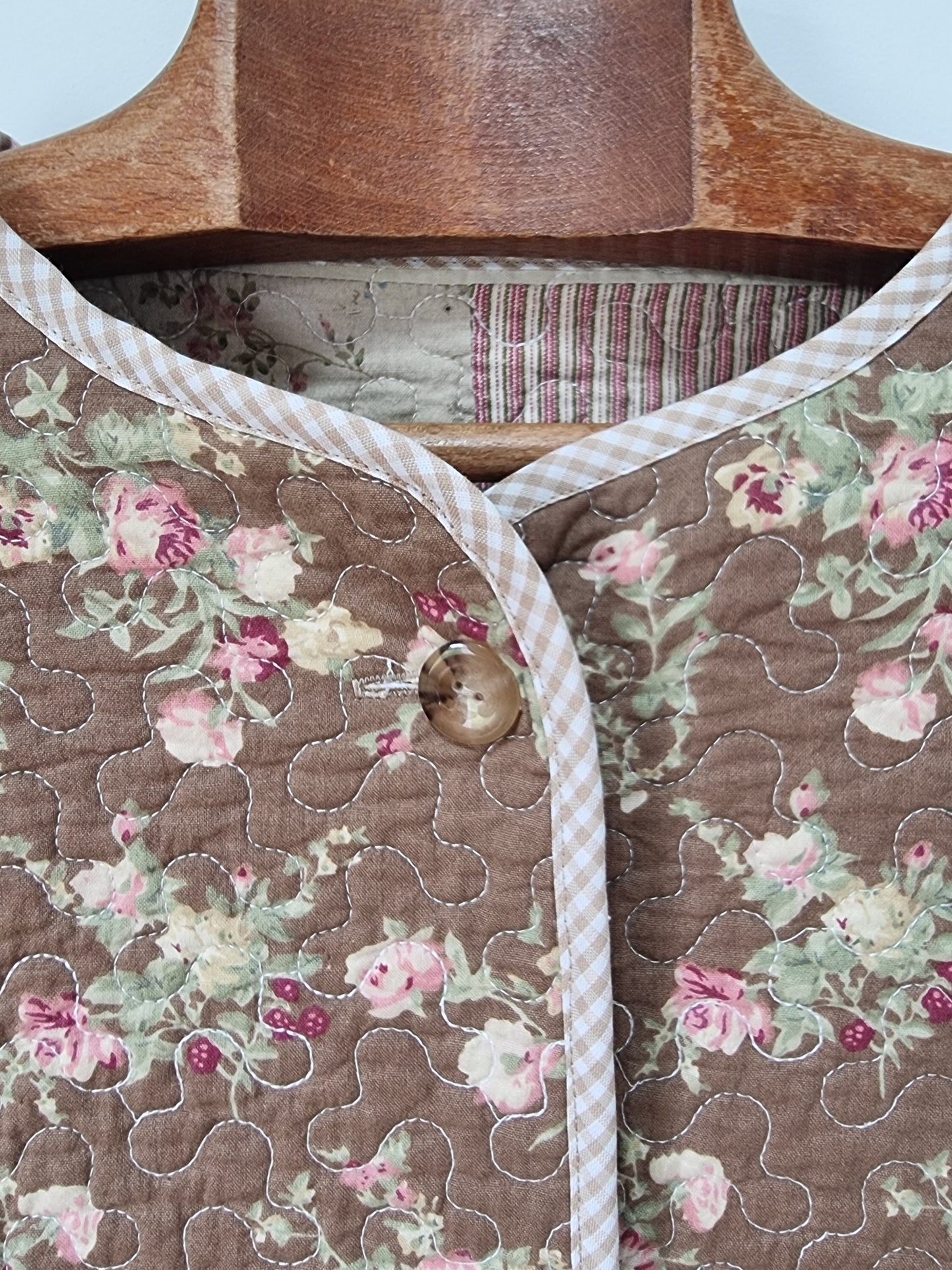 Veste matelassée chocolat