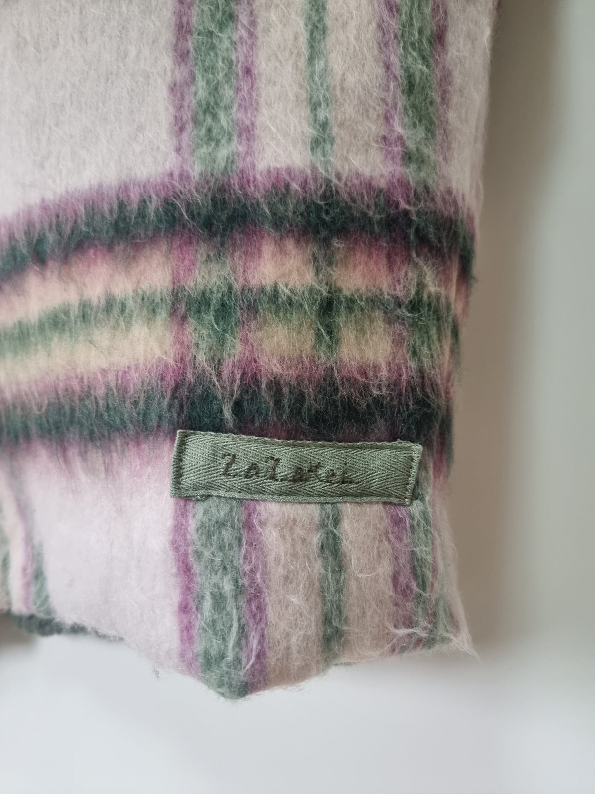 Veste sans manches réversible kaki et mauve