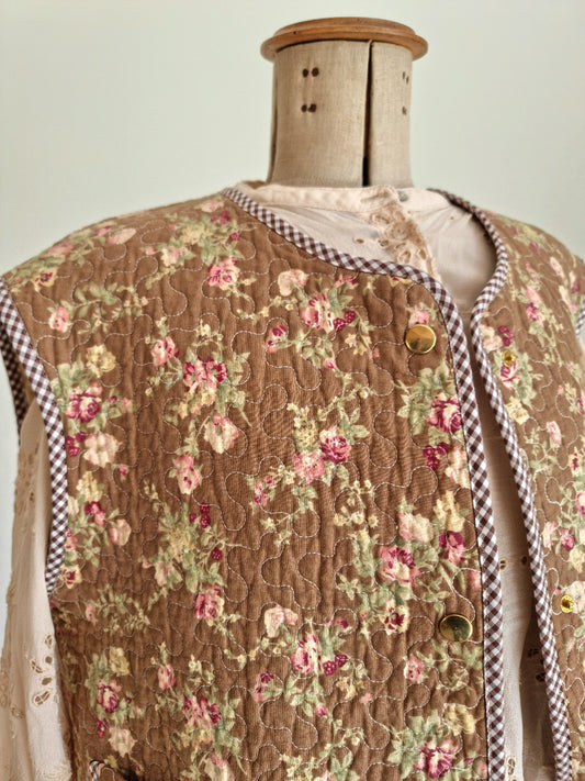 Gilet matelassé chocolat