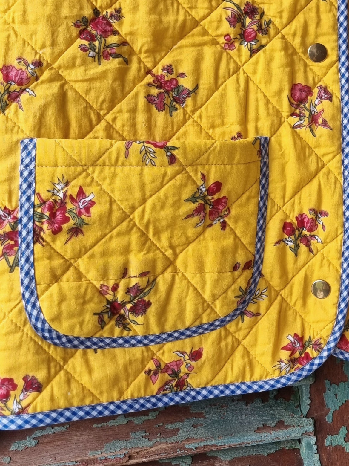 Gilet matelassé jaune