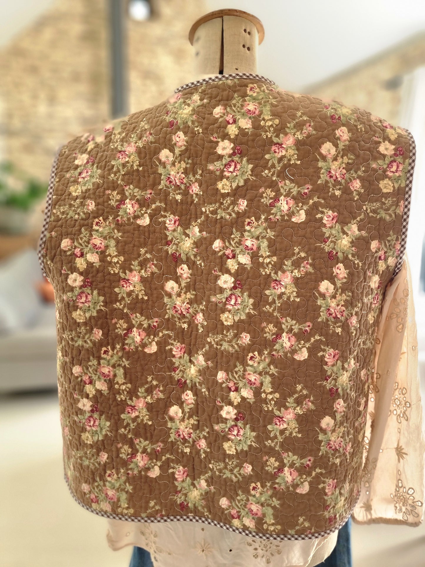 Gilet matelassé chocolat