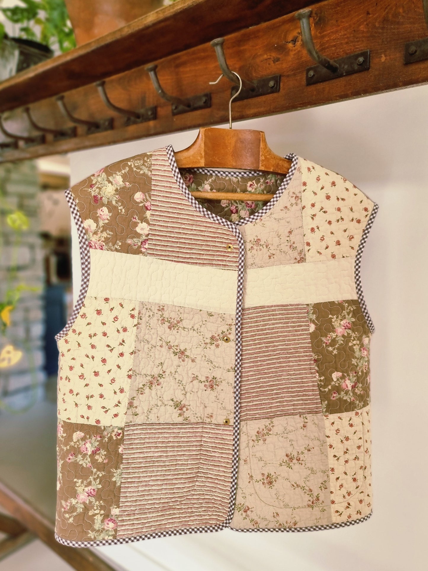 Gilet matelassé chocolat