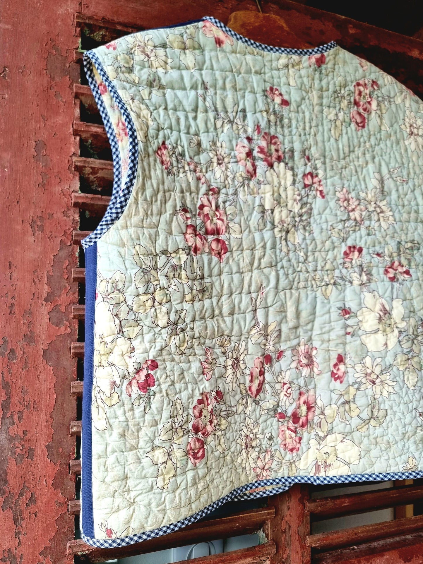 Gilet matelassé bleu